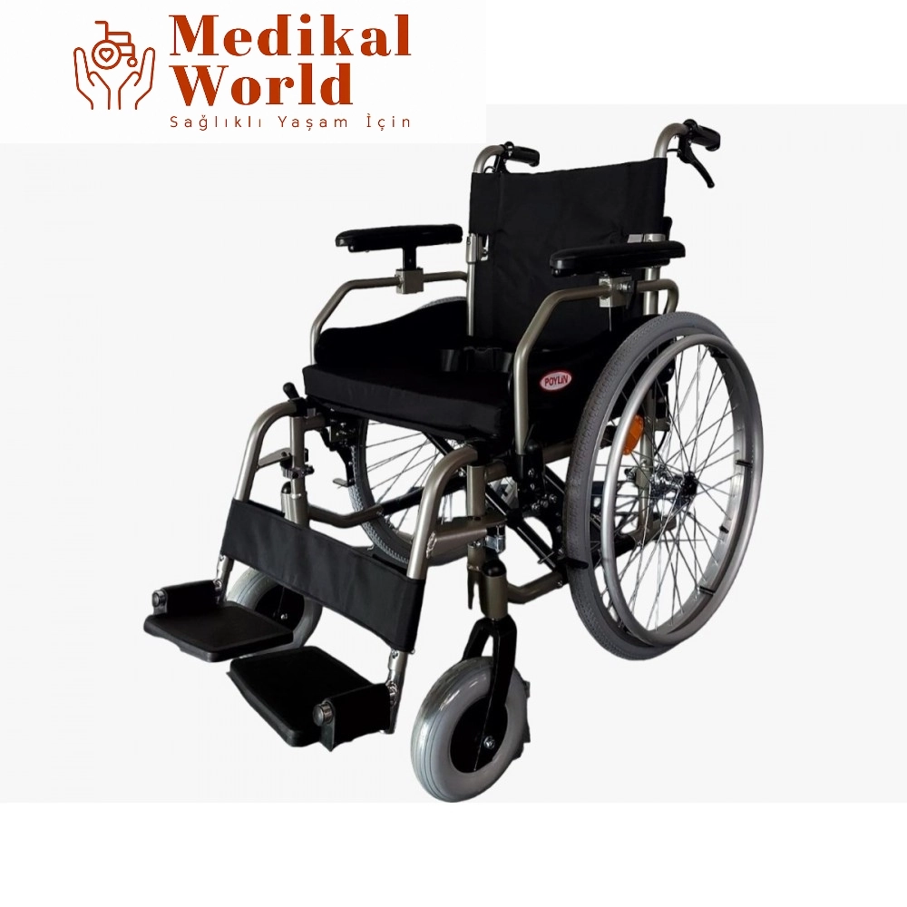 Poylin P967 Hafif Alüminyum Tekerlekli Sandalye